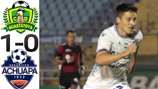 Guastatoya vs 11 Achuapa Resumen Liga Nacional de Guatemala 20242025 [upl. by Aset]