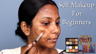 Self Makeup Tutorial Step By StepSimple Makeup For Beginners Easy MakeupGuest Makeup For Wedding [upl. by Runck66]