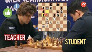 🟤 Tripple Pawn Magnus Carlsen vs Eric Hansen   World Rapid Chess [upl. by Epstein]