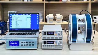 2D Helmholtz Coil Magnetic Field Control System [upl. by Eisele]