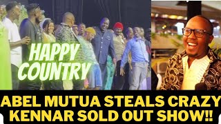 Abel Mutua steals Crazy Kennar Sold Out Show Happy Country At Kicc Brings On Stage All Celebrities [upl. by Gard]