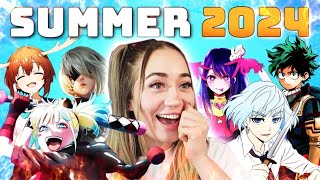 REACTING to SUMMER 2024 ANIME OPENINGS for THE FIRST TIME [upl. by Bernarr]