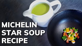 The best PEAS SOUP you ever make  Fine Dining Recipe [upl. by Attikram209]