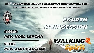 Kalimpong Annual Christian Convention 2024  5th Main Session  Rev Amit Karthak [upl. by Haerle]