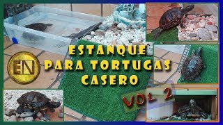 estanque para tortugas casero [upl. by Glanti]