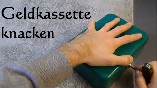 how to Geldkassette knacken  mini Tresor knacken geldkassette ohne schlüssel öffnen [upl. by Baniaz670]