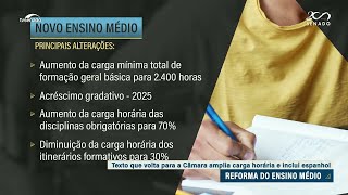 Novo Ensino Médio entenda as principais mudanças aprovadas no Senado [upl. by Nnyl501]