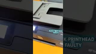 HP SMART TANK 530  Black printHead Problem  likeandsubscribe [upl. by Arahset]