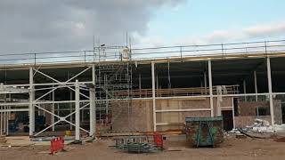 Construction of Lidl Emscote Rd Warwick  3921 [upl. by Enillebyam]