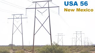 USA 56 Power lines in New Mexico 282 [upl. by Ciccia385]