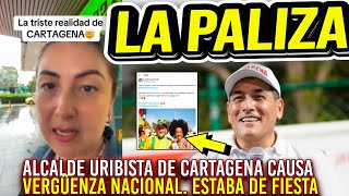 ALCALDE URIBISTA DE CARTAGENA ES POLÉMICA NACIONAL QUEDÓ COMO UN PAYASO ANTE TODO EL PAÍS [upl. by Isaak]