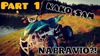 NAPRAVI ELEKTRICNI KVAD  priprema elektromotora nosaca instalacije part 1 [upl. by Gall160]