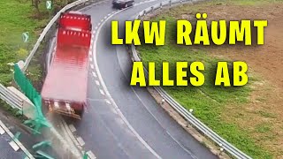 LKW RÄUMT ALLES AB  Die Schlimmsten Lkw Fahrer Der Welt 41 Freakymobby dashcam lkw truck [upl. by Ardnahs762]