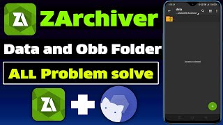 Android data file not showing  Zarchiver data file problem android 14 [upl. by Nestor]