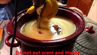 Handmade Hot process Vanilla Honey amp Oatmeal Soap [upl. by Euqnom920]