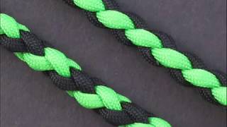 How to Make 4Strand Round Braid Bracelets Both Forms by TIAT [upl. by Nitnert]