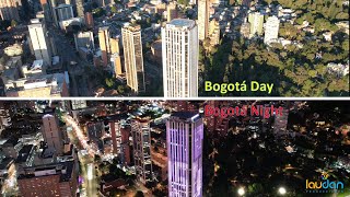 Bogotá active day and night  Las Nieves neighborhood Santa Fé International Center  Colombia [upl. by Adleremse539]