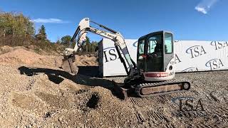 42377  Bobcat 430 ZHS Mini Excavator Will Be Sold At Auction [upl. by Aurthur]