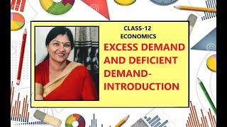 EXCESS DEMAND AND DEFICIENT DEMAND  INTRODUCTION  CLASS 12  MACRO ECONOMICS PURNIMA SHARMA [upl. by Adehsor]