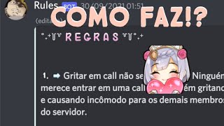 Como fazer embed no discord  discohook [upl. by Atirrehs774]