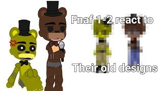 Fnaf 12  dee dee react to their old designs  fnaf  read desc [upl. by Elitnahc464]