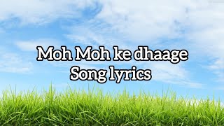 Moh moh ke dhaage song lyrics covered by Krish longvideo viralvideo viral ytvideosindia [upl. by Cranford]