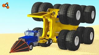 Beamng drive  Giants Machines Crushes Cars 3 [upl. by Neehsas]