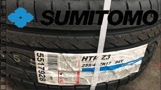 New Sumitomo HTR Z3 summer tires for the S2000 Best budget friendly performance [upl. by Illehs]