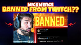 NICKMERCS BANNED 😱 [upl. by Nawj]