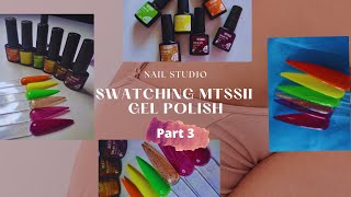 Swatching Gel Nail polish  MTSSII  Part 3 DB11DB16DB158DB405DB406DB433 [upl. by Justinian]