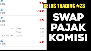 Memahami Swap Komisi Pajak Dalam Trading Forex  Kelas Trading 23 [upl. by Seuqram]