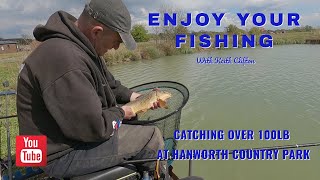 Catching over 100lb of F1s and carp at Hanworth Country park [upl. by Ewold491]