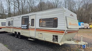 FOR SALE  1986 Aljo Nomad 37 Foot Camper  1950 [upl. by Yboj907]