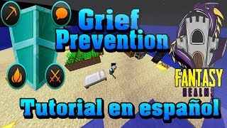 Tutorial Grief Prevention Server Plugin Minecraft ESPAÑOL  MrWesiim X [upl. by Kirch663]