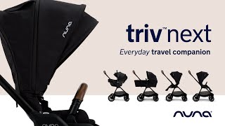 GL  Nuna TRIV next amp TRIV folding Carry Cot  Everyday travel companion  Features [upl. by Lory]