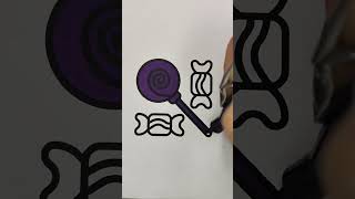 draw tutorial adhd relax paint art coloring marker asmr satisfying study best shorts [upl. by Ydnys504]