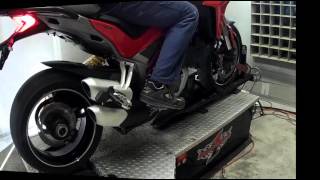 DUCATI MULTISTRADA 2015  STOCK Vs MIVV OVAL CARBON CAP  NO KAT [upl. by Hna159]