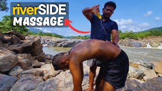 🔱Hogenakkal Strong💪😍 Hands Oil 💆🏻‍♂️Massage 2  River💦 View 😴Massage asmr massage viralvideo [upl. by Emirac178]