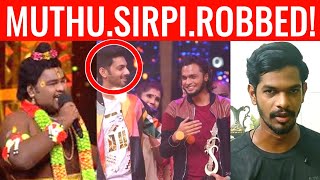 Super Singer Season 8 Finalist😤  Muthu Sirpi Robbed  Porkiyan  PKN [upl. by Marybeth721]