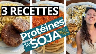 comment préparer les PROTEINES DE SOJA [upl. by Miquela666]