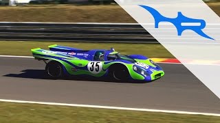 Porsche 917K 917021 Psychedelic Acceleration amp Fast Flyby amp Revving [upl. by Noslien]