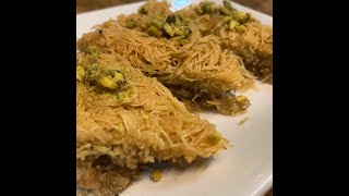 How To Make Kataifi Baklava [upl. by Nibbs588]