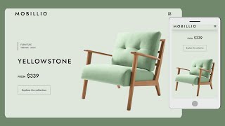 Responsive Furniture Store Website Using HTML CSS amp JS [upl. by Andres]