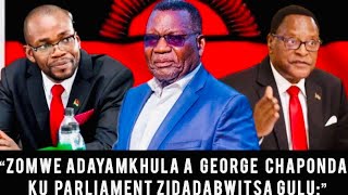 A George Chaponda kudzudzula Boma mosanyengelera komanso mopanda mantha [upl. by Ahtrim532]