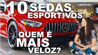 TOP 10 sedãs esportivos do MUNDO que alcançam MAIOR VELOCIDADE MÁXIMA em 2022 [upl. by Austina860]