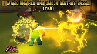 YBA Magicians Red and Cmoon DESTROY 2v2s ft VovaOGG [upl. by Neliac]