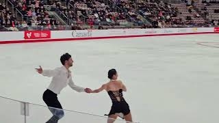 Deanna StellatoDudekMaxime Deschamps 2024 Canadian FS Nationals🥇 FP fancam [upl. by Nwahsram]