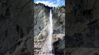 Lauterbrunnen’s beauty lauterbrunnen beauty beautiful travel switzerland waterfall explore [upl. by Tomkin]