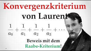 Vergrabene Schätze LaurentKriterium Reihenkonvergenz [upl. by Aeirdna]