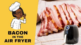 HOW TO FRY BACON IN THE AIR FRYERBest Thing EVER [upl. by Welles]